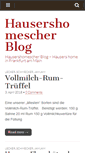 Mobile Screenshot of hausershome.de