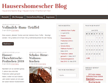 Tablet Screenshot of hausershome.de